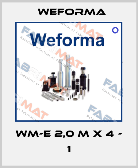 WM-E 2,0 m x 4 - 1 Weforma