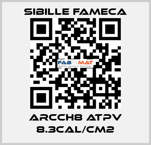 ARCCH8 ATPV 8.3CAL/CM2 Sibille Fameca