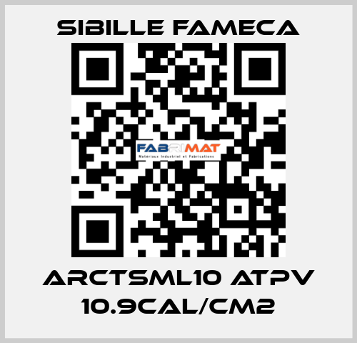 ARCTSML10 ATPV 10.9CAL/CM2 Sibille Fameca