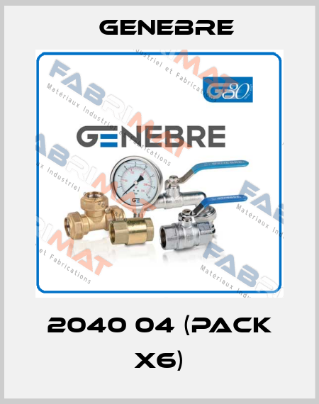 2040 04 (pack x6) Genebre