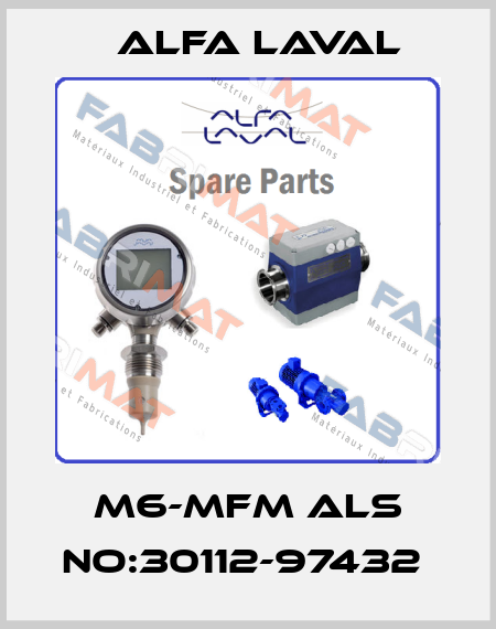 M6-MFM ALS NO:30112-97432  Alfa Laval