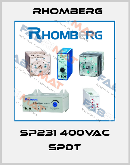 SP231 400VAC SPDT Rhomberg
