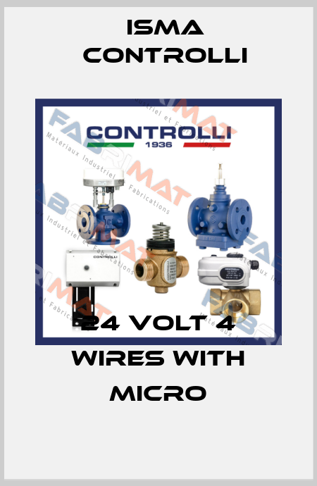 24 volt 4 wires WITH micro iSMA CONTROLLI