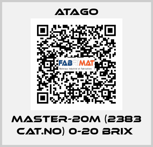 MASTER-20M (2383 CAT.NO) 0-20 BRIX  ATAGO