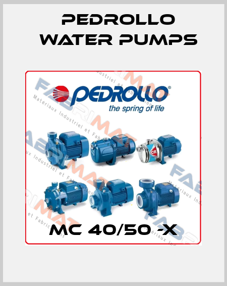 MC 40/50 -X Pedrollo Water Pumps