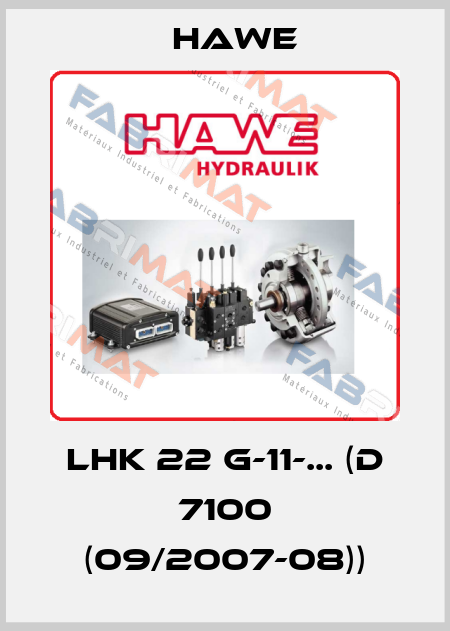 LHK 22 G-11-... (D 7100 (09/2007-08)) Hawe