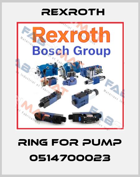 Ring for pump 0514700023 Rexroth