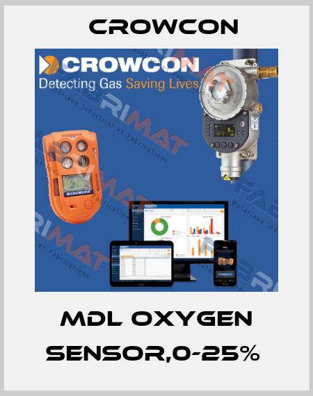 MDL OXYGEN SENSOR,0-25%  Crowcon