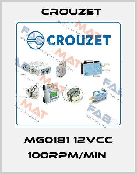 MG0181 12VCC 100RPM/MIN  Crouzet