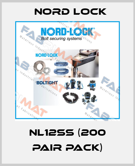 NL12ss (200 pair pack) Nord Lock