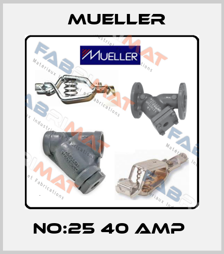 NO:25 40 AMP  Mueller