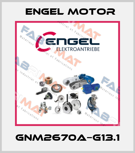 GNM2670A−G13.1 Engel Motor