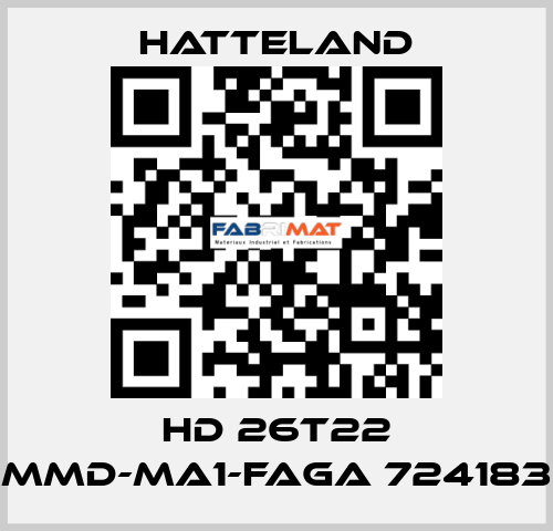 HD 26T22 MMD-MA1-FAGA 724183 HATTELAND