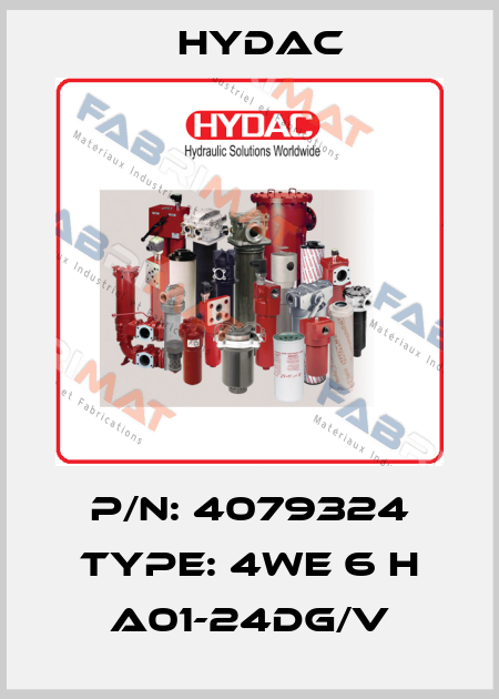 P/N: 4079324 Type: 4WE 6 H A01-24DG/V Hydac