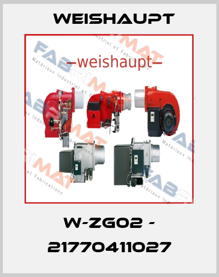 W-ZG02 - 21770411027 Weishaupt