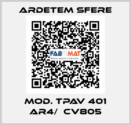 mod. TPAv 401 AR4/µCv805 Ardetem sfere
