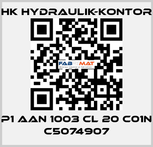 P1 AAN 1003 CL 20 C01N C5074907 HK HYDRAULIK-KONTOR