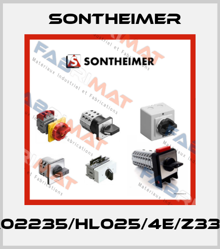 WA02235/HL025/4E/Z33SW Sontheimer
