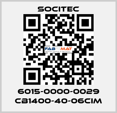 6015-0000-0029 CB1400-40-06CIM Socitec