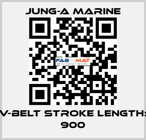 V-belt stroke length: 900 JUNG-A MARINE