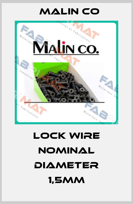Lock Wire Nominal Diameter 1,5mm Malin Co