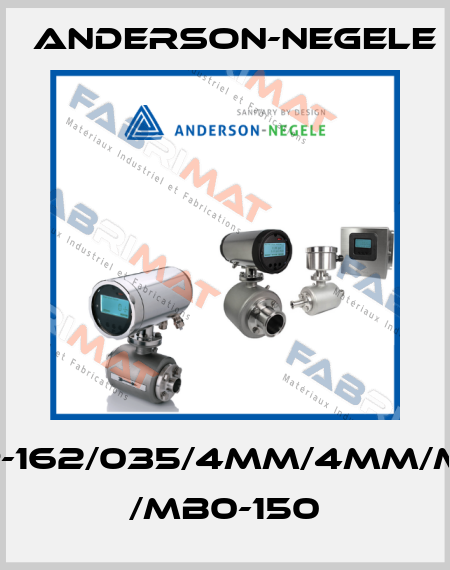 TFP-162/035/4MM/4MM/MPU /MB0-150 Anderson-Negele