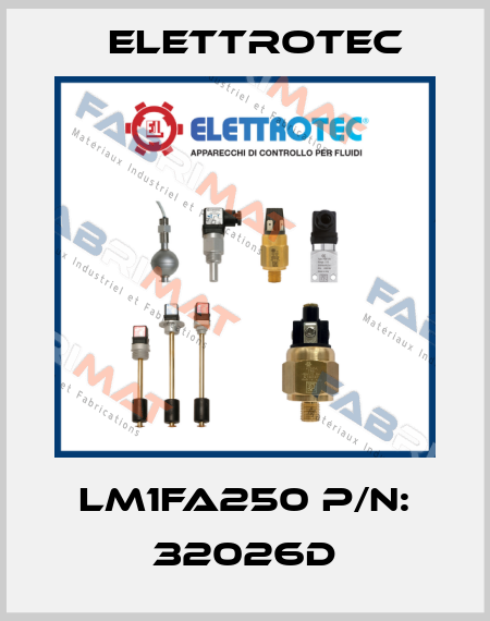 LM1FA250 p/n: 32026D Elettrotec