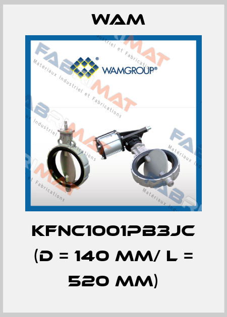 KFNC1001PB3JC (D = 140 mm/ L = 520 mm) Wam