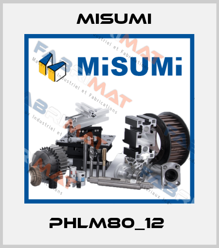 PHLM80_12  Misumi