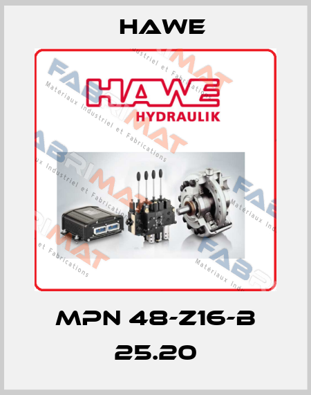 MPN 48-Z16-B 25.20 Hawe