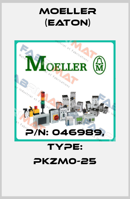 P/N: 046989, Type: PKZM0-25 Moeller (Eaton)