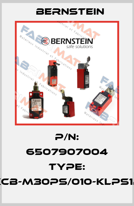 P/N: 6507907004 Type: KCB-M30PS/010-KLPS12 Bernstein
