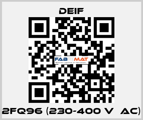 2FQ96 (230-400 V  AC) Deif