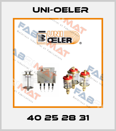 40 25 28 31 Uni-Oeler