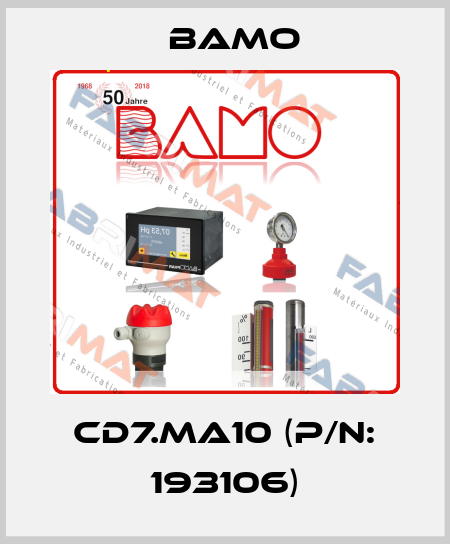 CD7.MA10 (P/N: 193106) Bamo