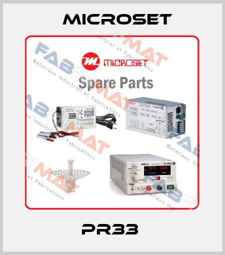 PR33  Microset