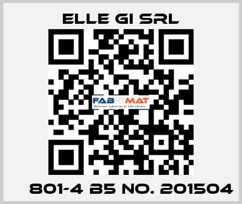 МС801-4 B5 No. 201504 ELLE GI SRL