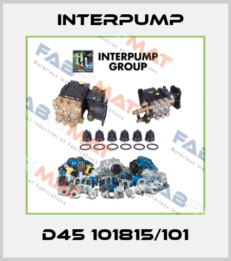 D45 101815/101 Interpump
