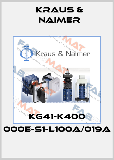 KG41-K400 000E-S1-L100A/019A Kraus & Naimer
