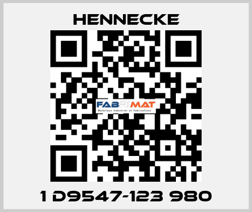 1 D9547-123 980 Hennecke