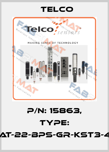 p/n: 15863, Type: Simat-22-BPS-GR-KST3-4#30 Telco