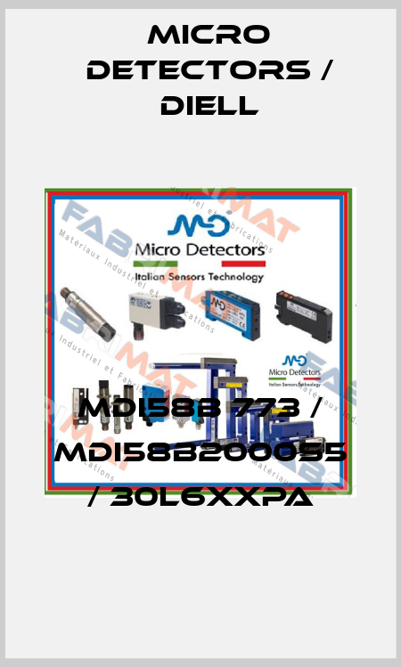 MDI58B 773 / MDI58B2000S5 / 30L6XXPA
 Micro Detectors / Diell