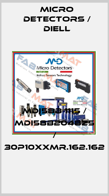MDI58B 1115 / MDI58B2048Z5 / 30P10XXMR.162.162
 Micro Detectors / Diell