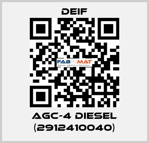 AGC-4 Diesel (2912410040) Deif