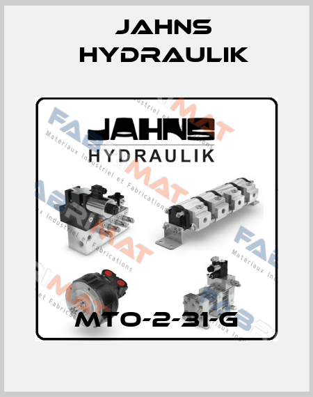 MTO-2-31-G Jahns hydraulik