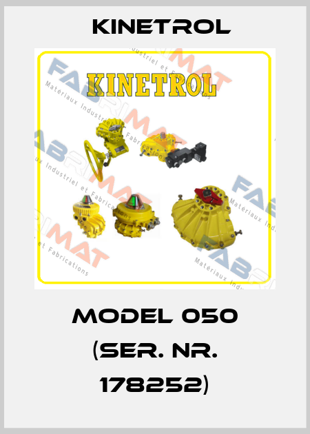 Model 050 (Ser. Nr. 178252) Kinetrol