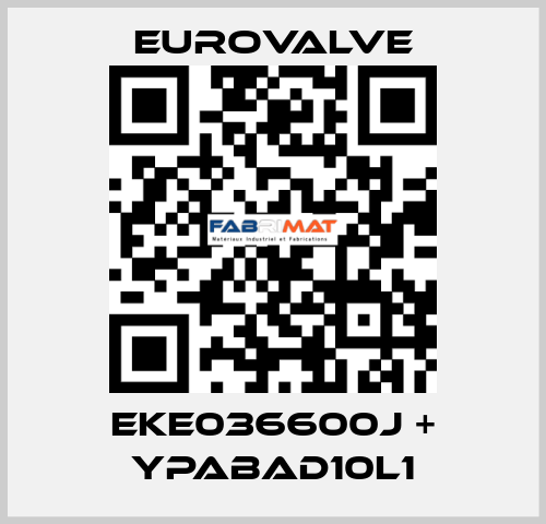 EKE036600J + YPABAD10L1 Eurovalve