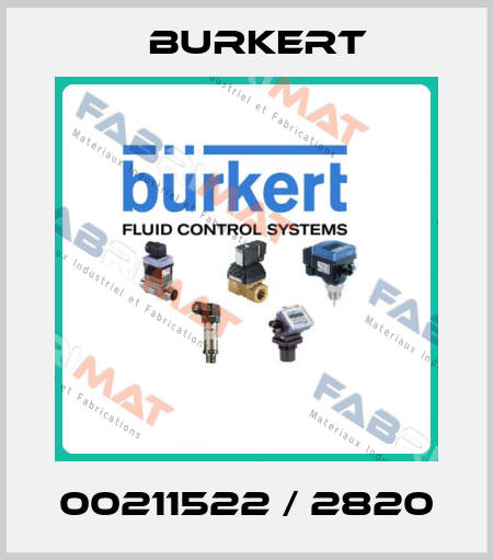 00211522 / 2820 Burkert