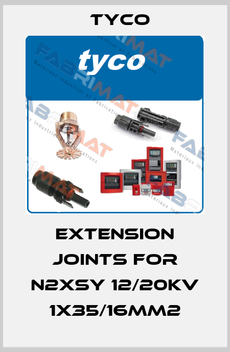 Extension joints for N2XSY 12/20kV 1x35/16mm2 TYCO