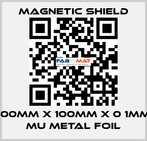 100mm x 100mm x 0 1mm Mu metal Foil Magnetic Shield